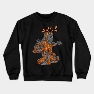 Volcano dude Crewneck Sweatshirt